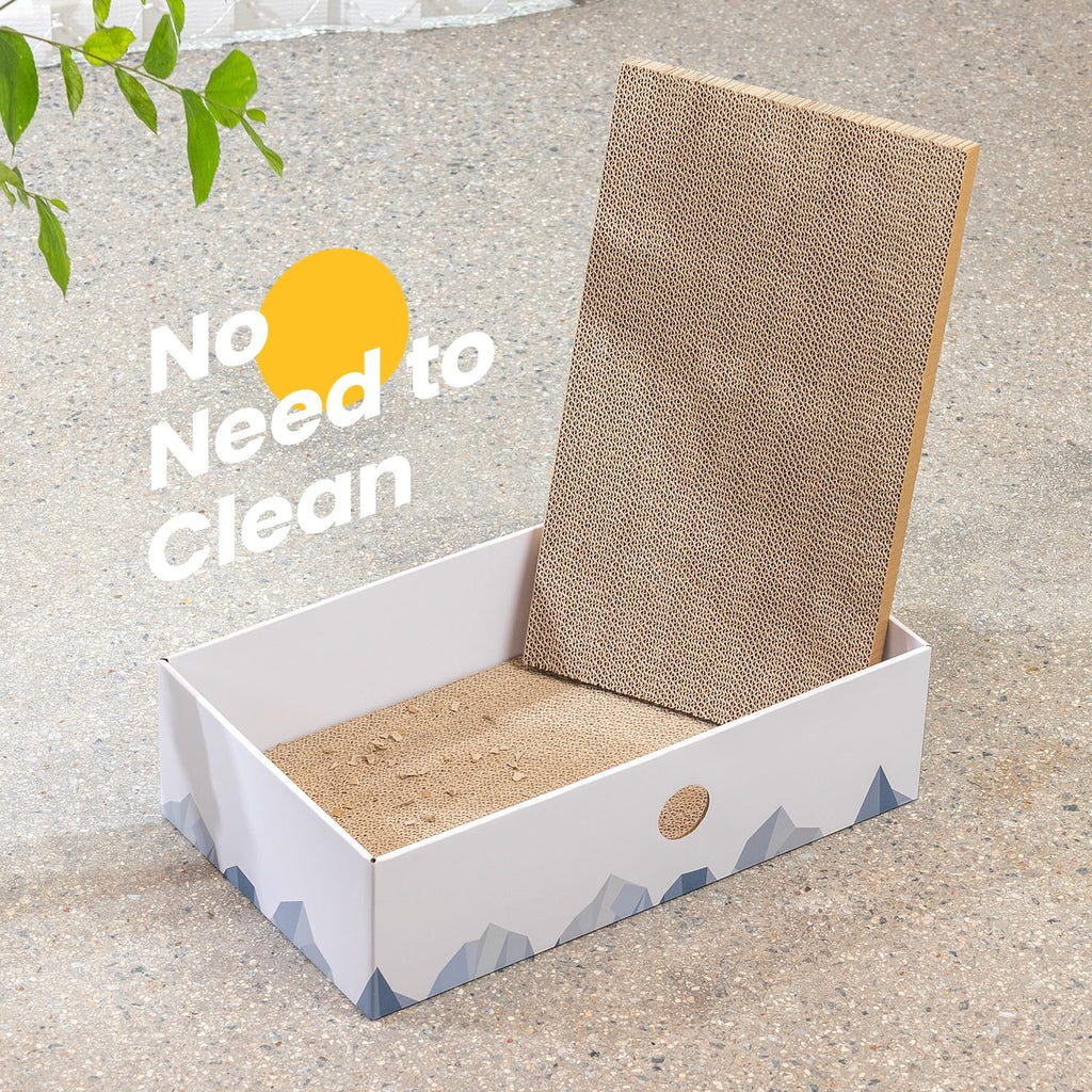 Conlun Cat Scratcher Heavy-Duty Double-Sided Cardboard Pad, 3-Pack
