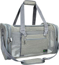 Soft-Sided Pet Carrier for Cats Small Dogs of 15 Lbs Medium Grey by NextFri