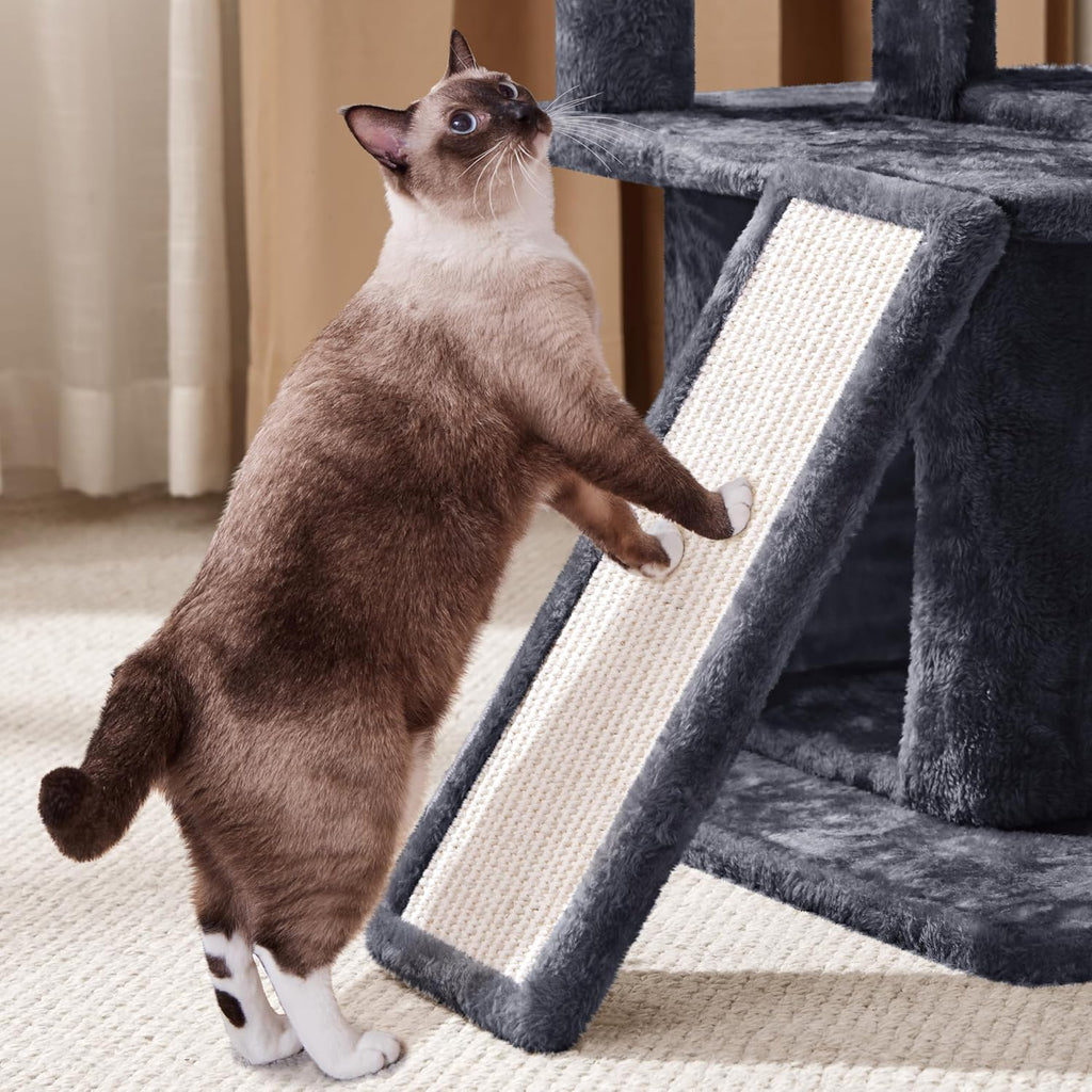 Yaheetech 36in Cat Tree Tower with Large Perch for Senior Kittens