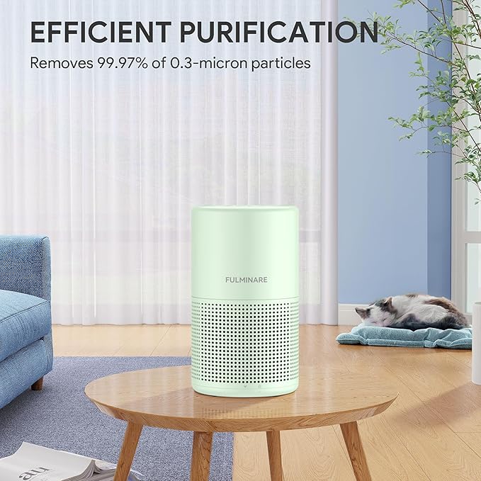 FULMINARE 2 Pack Air Purifiers for Home Bedroom H13 True HEPA Air Purifier - Image 4