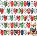 Abbylike 50 Pcs Christmas Dog Bandanas Bulk Xmas Bandanas by Abbylike