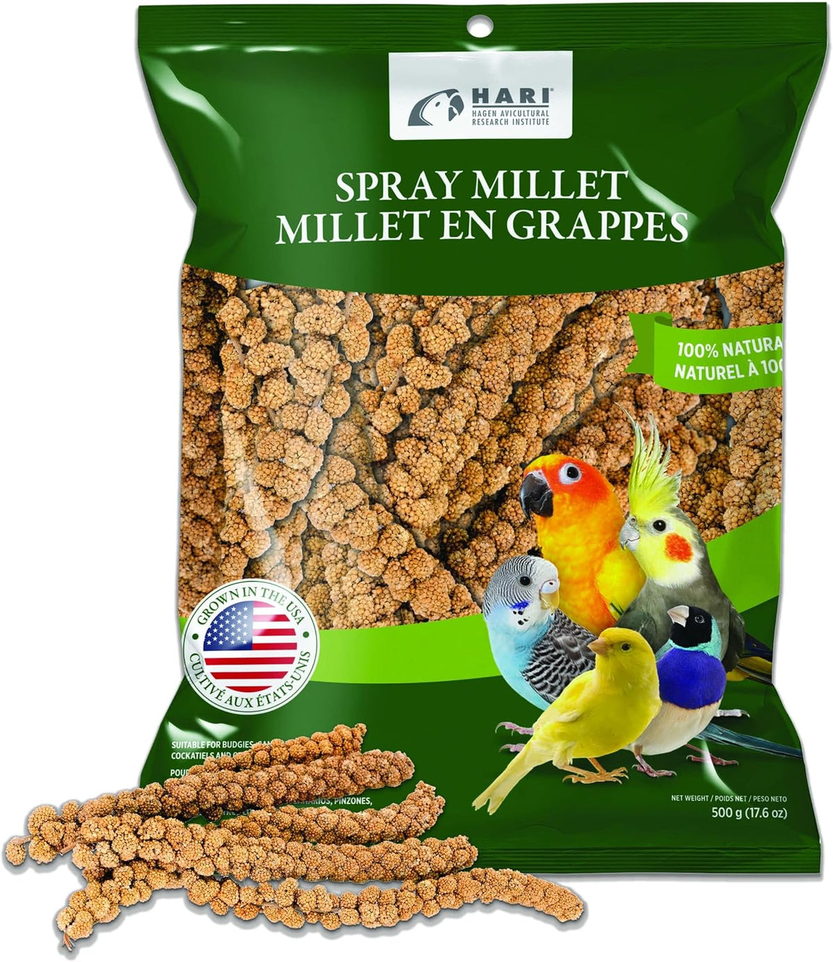 Living World Millet Spray for Birds, 17.6 Oz