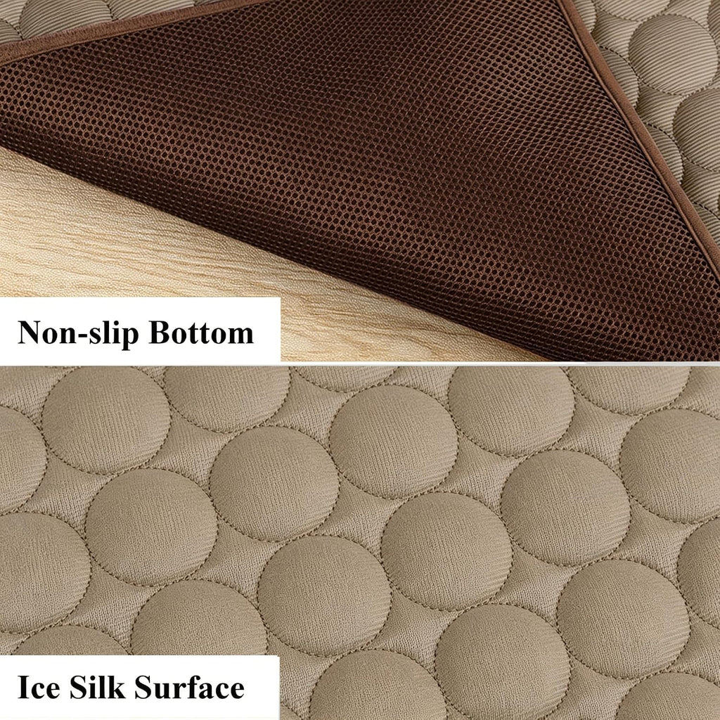 Dog Cooling Mat Foldable Self-Cooling Pad, Summer Cool Mat for Dogs Cats