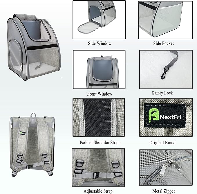 Pet Carrier Backpack, Ventilated and Breathable - Image 7