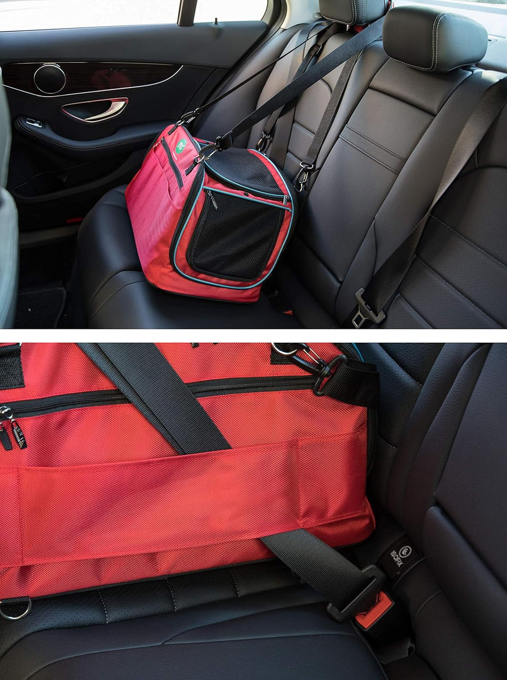 HPZ Multi-Functional Pet Travel Carrier Bag/Backpack/Car Seat/Airline in-Cabin Compatible (21x11x10in.)