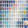 100 Pcs Ocean Dog Bandanas Bulk Pet Bibs Colorful Triangle Pet Ocean Scarf by Huhumy