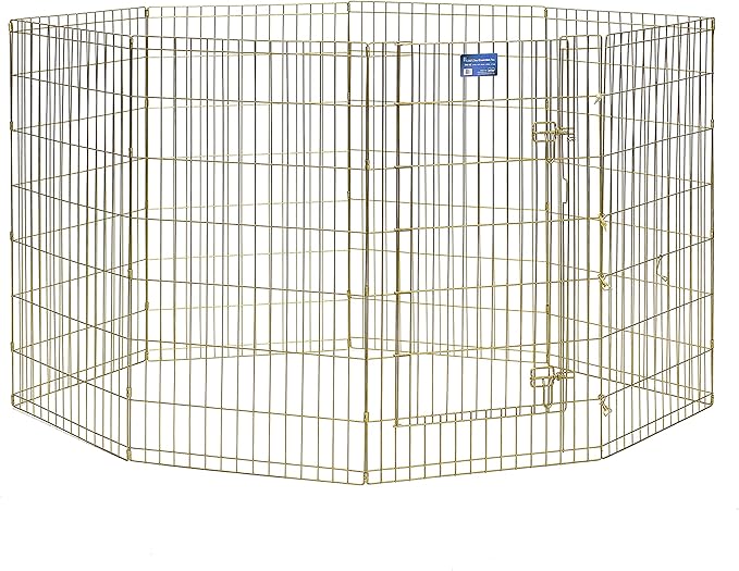 MidWest Homes for Pets Folding Metal Dog Exercise Pen, Indoor/Outdoor Playpen - Image 2
