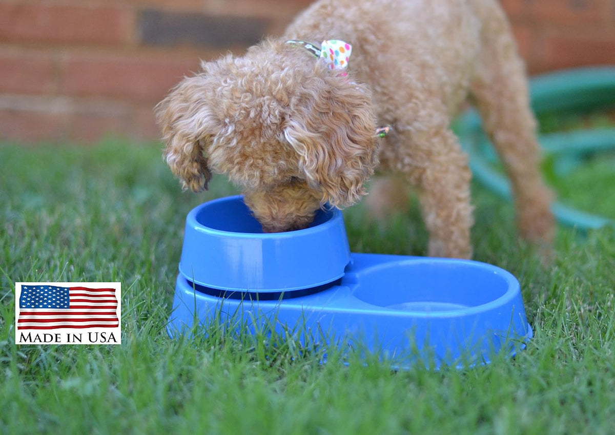 The 3-in-1 Ant Free Pet Dish (Small Blue)