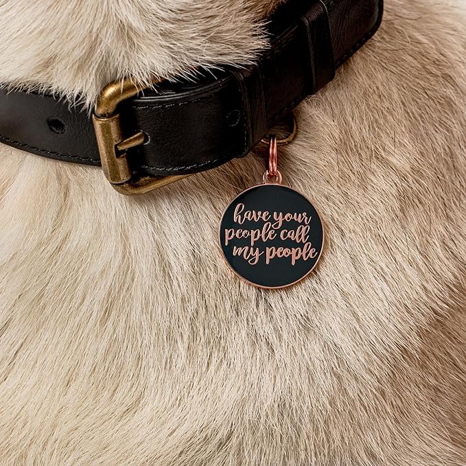 Two Tails Pet Company Personalized Dog Tags “Have Your People Call My People” - Image 6