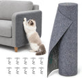 Cat Scratch Furniture Protector for Couch&Walls, Self-Adhesive Gray