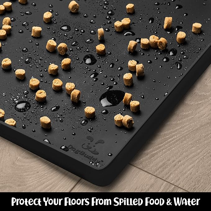 DogBuddy Dog Food Mat Waterproof Silicone Pet Feeding Mat - Image 7
