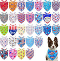 30 Pack Independence Day Dog Bandanas Bulk by Bestwishforyou