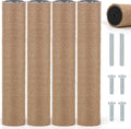 4 PCS Cat Scratching Post Replacement with M8 Screws, 15.7 x 3.1 Inches