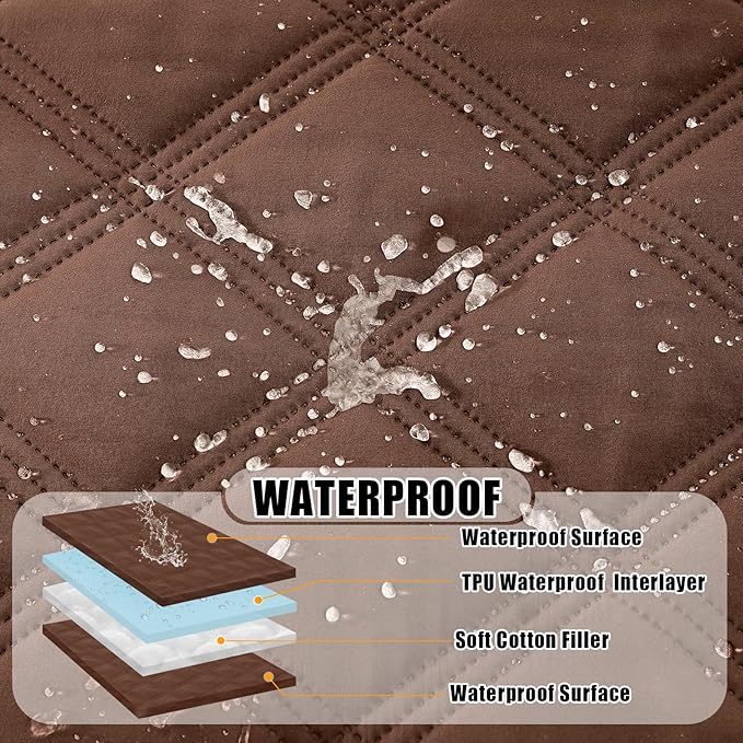 Smiry Waterproof Dog Bed Cover Blanket 40x50, Soft Reversible Pet Blanket - Image 2