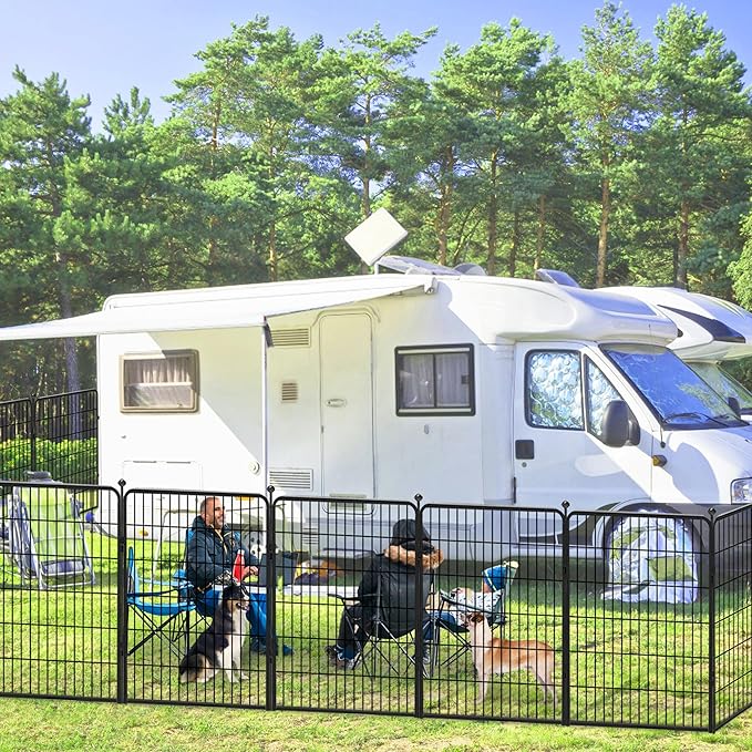 Dog Playpen 40 inch 24 Panels Indoor Outdoor Dog Pen - Image 3