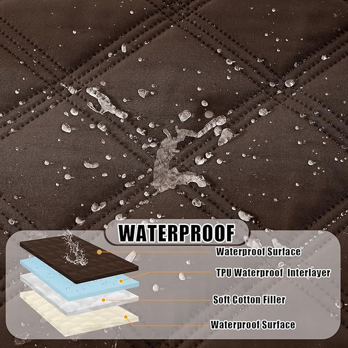 Smiry Waterproof Dog Bed Cover Blanket 40x50, Soft Reversible Pet Blanket - Image 2