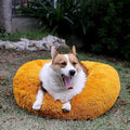 Calming Dog Bed for Medium Dogs Washable Donut 30 inches Anti-Slip Pet Bed by nononfish