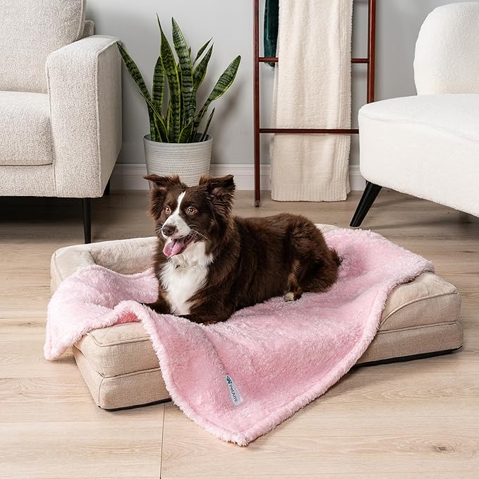 PetAmi Fluffy Waterproof Dog Blanket - Image 3