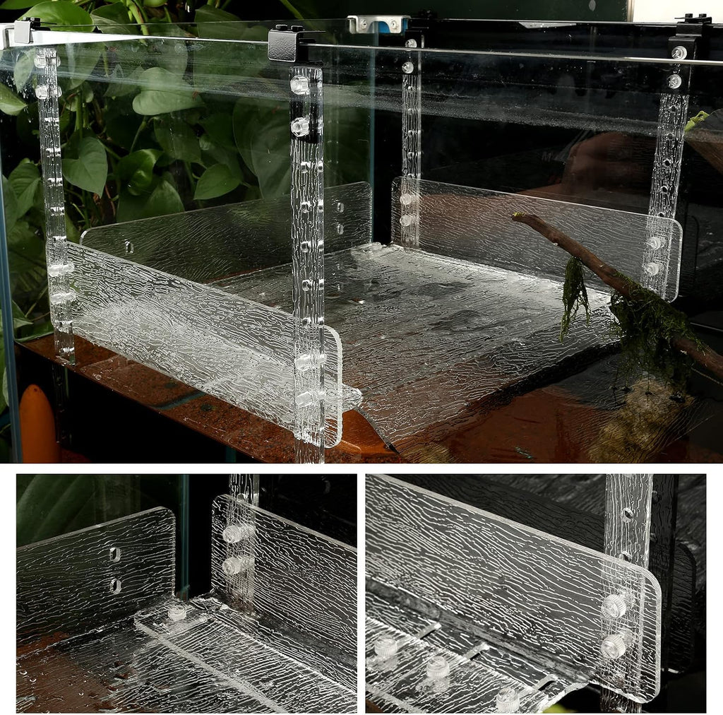 Hanging Floating Turtle Basking Platform Dock for 40 Breeder 75Gal Aquarium