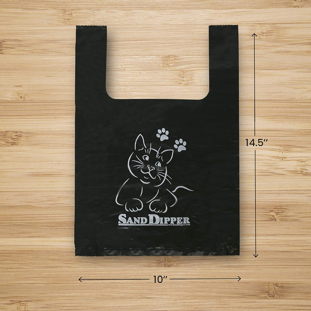 Sand Dipper Cat Litter Waste Bags | Strong Thick Odor Sealing (Medium 50 Roll)
