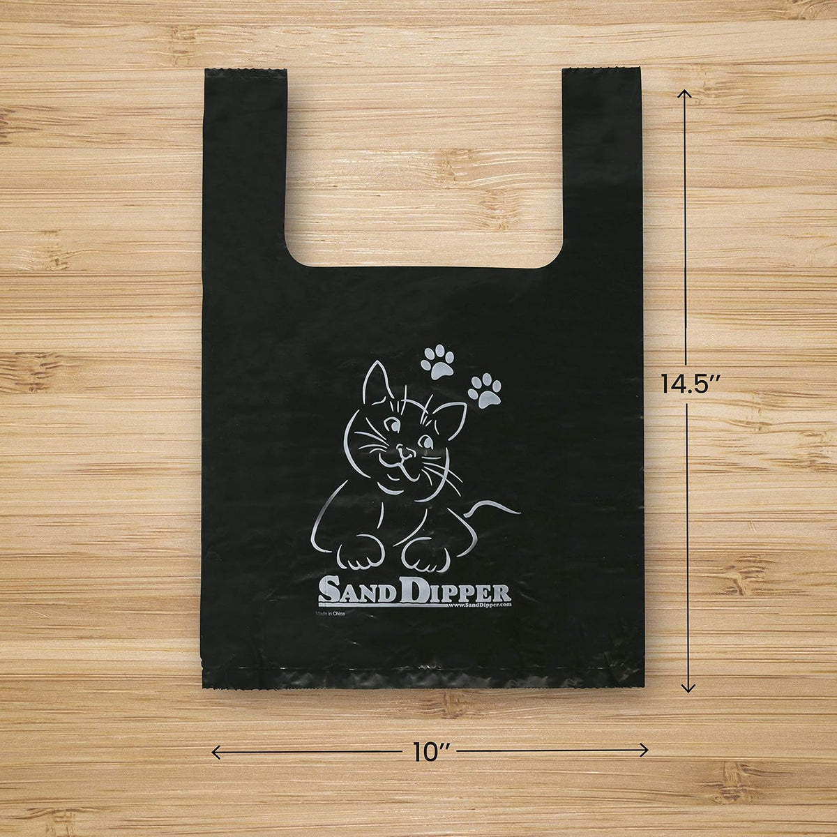 Sand Dipper Cat Litter Waste Bags | Strong Thick Odor Sealing (Medium 50 Roll)