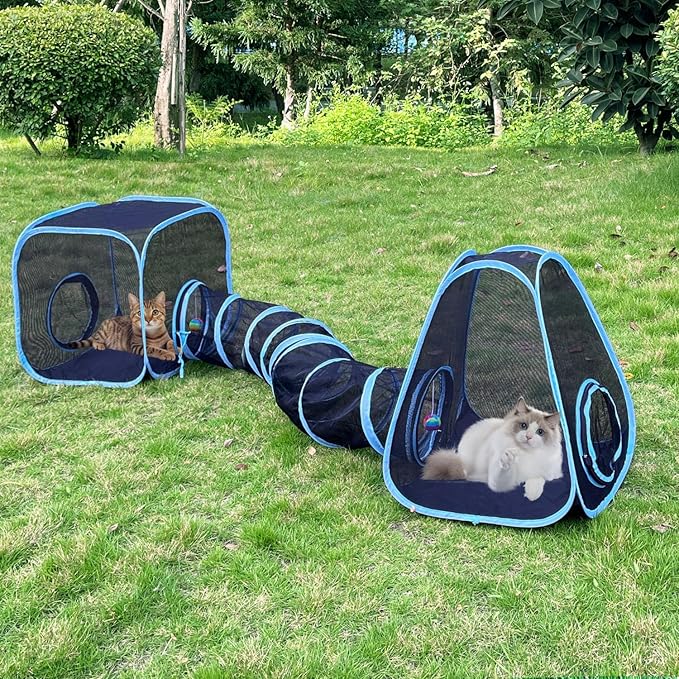 Outdoor Cat Enclosures, Cat Tunnels Tents Cubes by GONPETGP