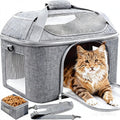 Soft-Sided Cat Carrier,Pet Bag with Padded Shoulder Strap (Up to 20 Lbs)