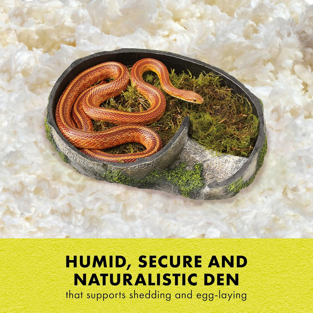 Zilla Rock Lair Naturalistic Hide for Snakes and Lizards, Large