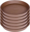 6 Pack of 12 inch Plant Saucer, Heavy Duty Plastic Plant Saucer 12 inch Round by Bleuhome