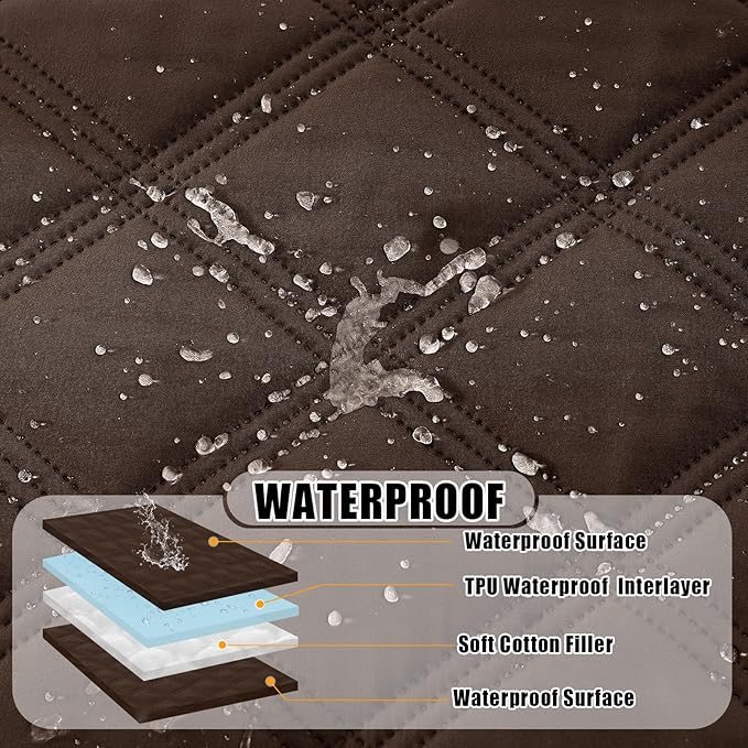 Smiry Waterproof Dog Bed Cover Blanket 30x70, Soft Reversible Pet Blanket - Image 2