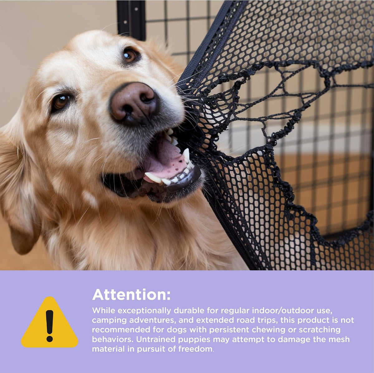 Lesure Portable Soft Collapsible Dog Crate for Large Dogs, 36in Light Grey