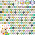 Aliceset 180 Pack Easter Dog Bandana Bulk, Easter Bandanas by Aliceset