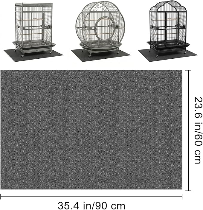 Under Pet Cage Mat for Bird Cages, Dog Kennels, Reptile Aquariums, Dog Kennels - Image 2