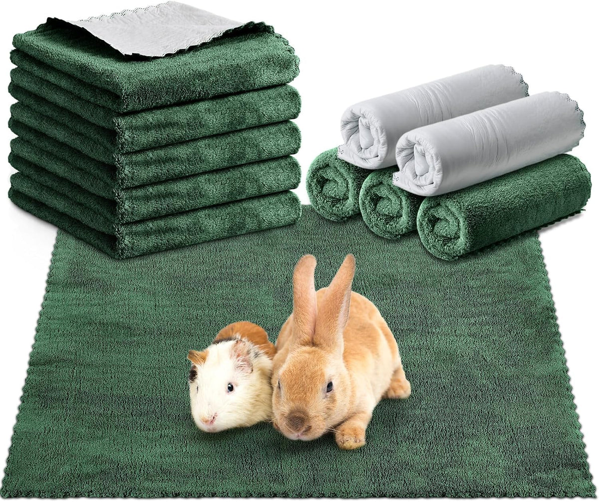 SmoothNovelty 5 Waterproof Guinea Pig Cage Liner, Dark Green, 18 x 24 Inch