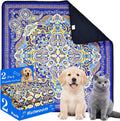Reusable Pets Underpads, 2 Pack 36"x36" Washable Pee Pads for Dogs, Heavy Absorbency, Non-Slip and Leak-Proof Puppy Pee Mat for Crate, Couch, Floor and Pet Housebreaking