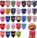 30 Pcs Christmas Happy New Year Dog Bandanas Bulk by Bestwishforyou