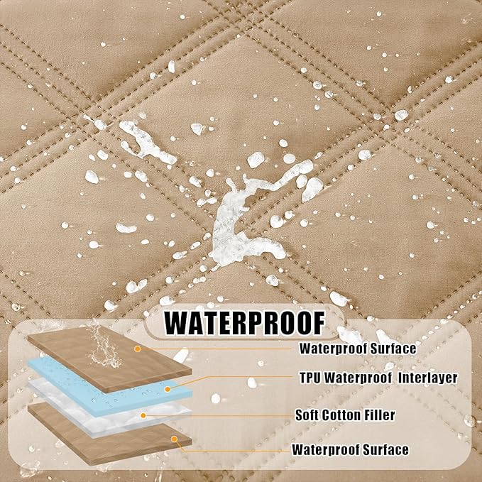 Smiry Waterproof Dog Bed Cover Blanket 30x53, Soft Reversible Pet Blanket - Image 2