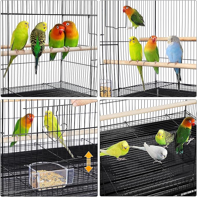 Yaheetech 47-inch Rolling Breeding Flight Bird Cages - Image 6