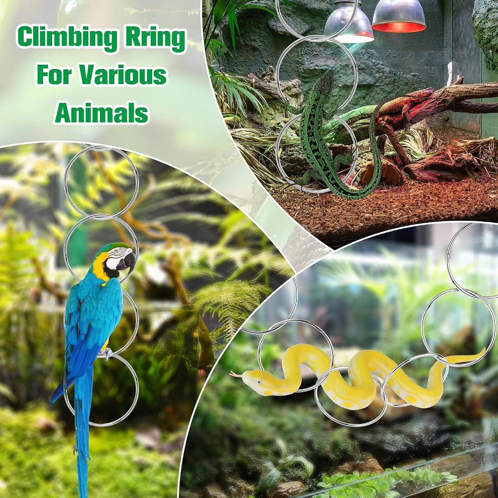 Snake Climbing Rings for Ball Python-Enrichment Snake Enclosure Accessories