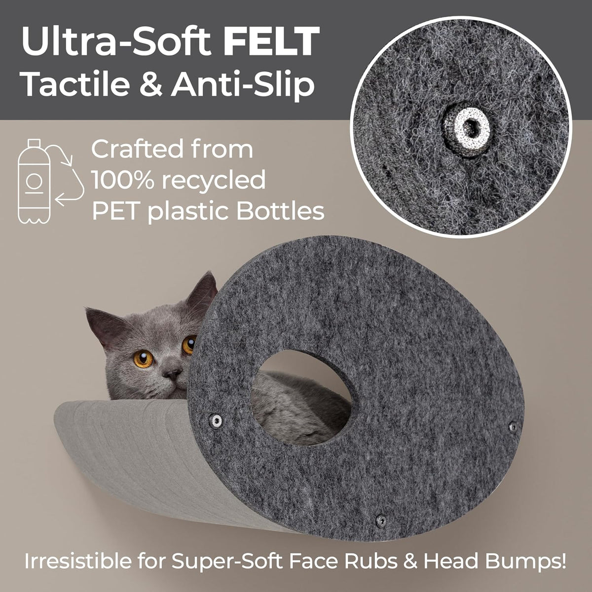 Add-On Cover Accessory for Pryde Cat Wall Shelves Set