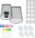 Anothera 20Pcs Chicken Wire Cloche Plant Covers, 9.2×9.2 Inches Plant by Anothera