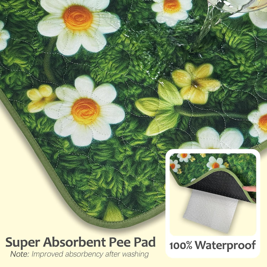 Washable Guinea Pig Pee Pads,Reusable Guinea Pig Cage Liner 2 Pack