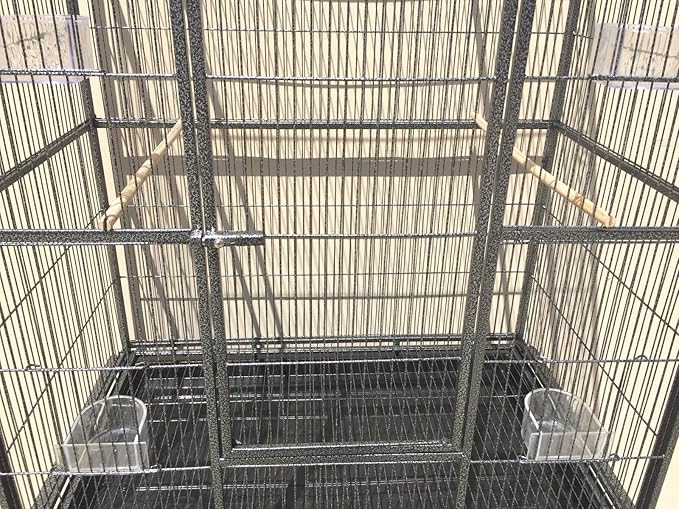 54" Large Wrought Iron Breeding Flight Canary Parakeet Cockatiel Lovebird Finch - Image 8