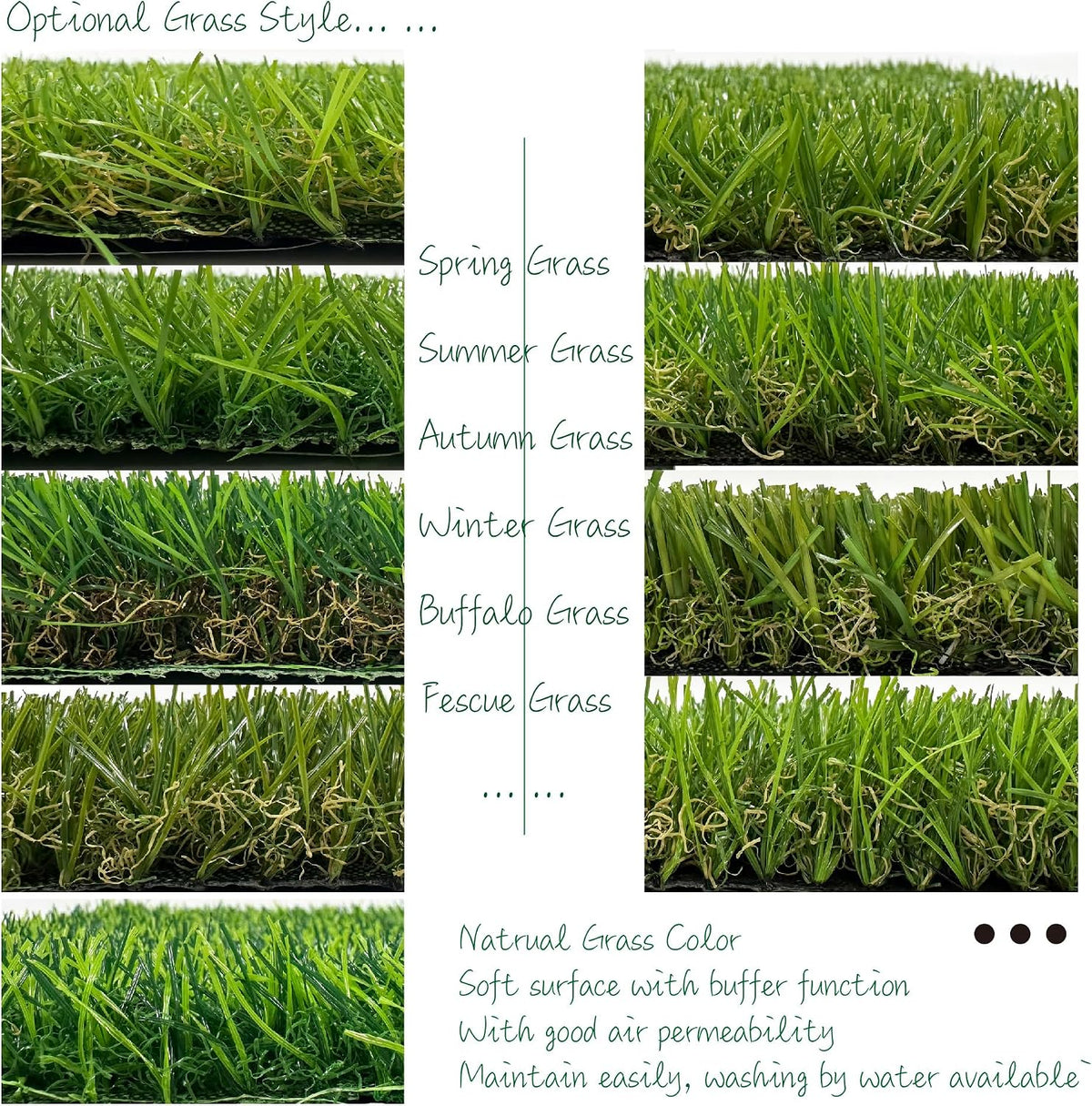 KuGuo Chicken Nesting Box Pads, 6 Pack, 12 x 12 in, Grass Style Mixed