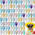 Sweetude 100 Pieces Hawaiian Dog Bandanas Bulk, Summer Bandanas by Sweetude