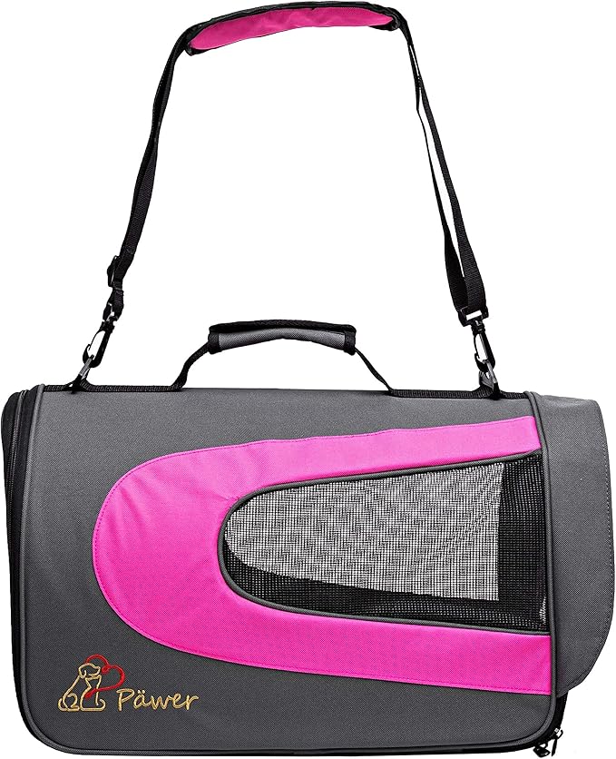 Pawer 18” x 11”x 11” Soft-Sided Foldable Airline Approved Pet Carrier by P%C3%84WER