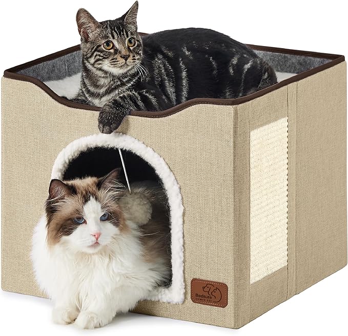 Bedsure Cat Beds for Indoor Cats by BEDSURE