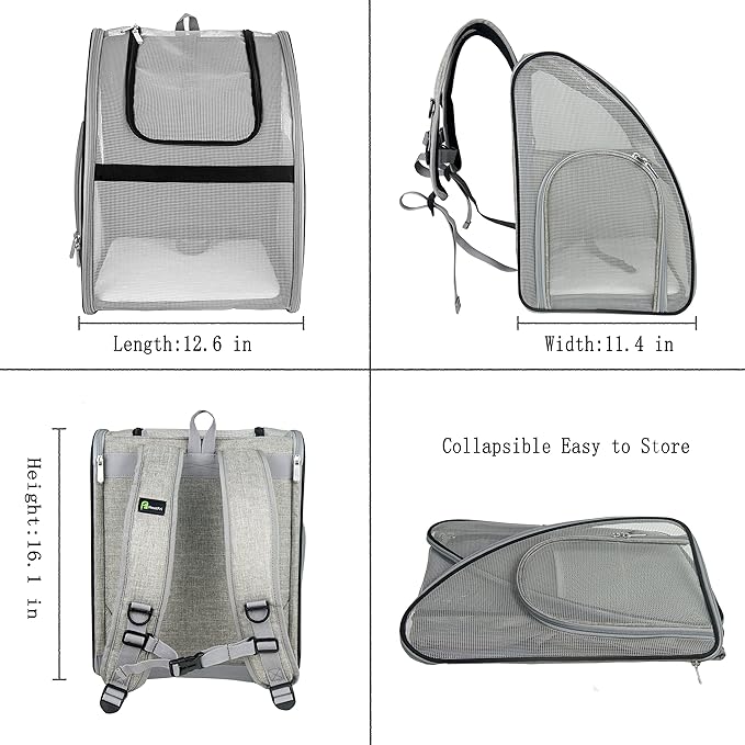 Pet Carrier Backpack, Ventilated and Breathable - Image 3
