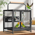 VIVOHOME 19 Inch Wrought Iron Bird Travel Carrier Cage by VIVOHOME