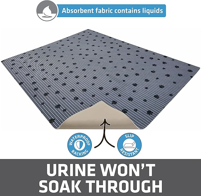 Drymate Cat Litter Box Mat, Litter Trapping Mat, Waterproof, Urine-Proof - Image 4